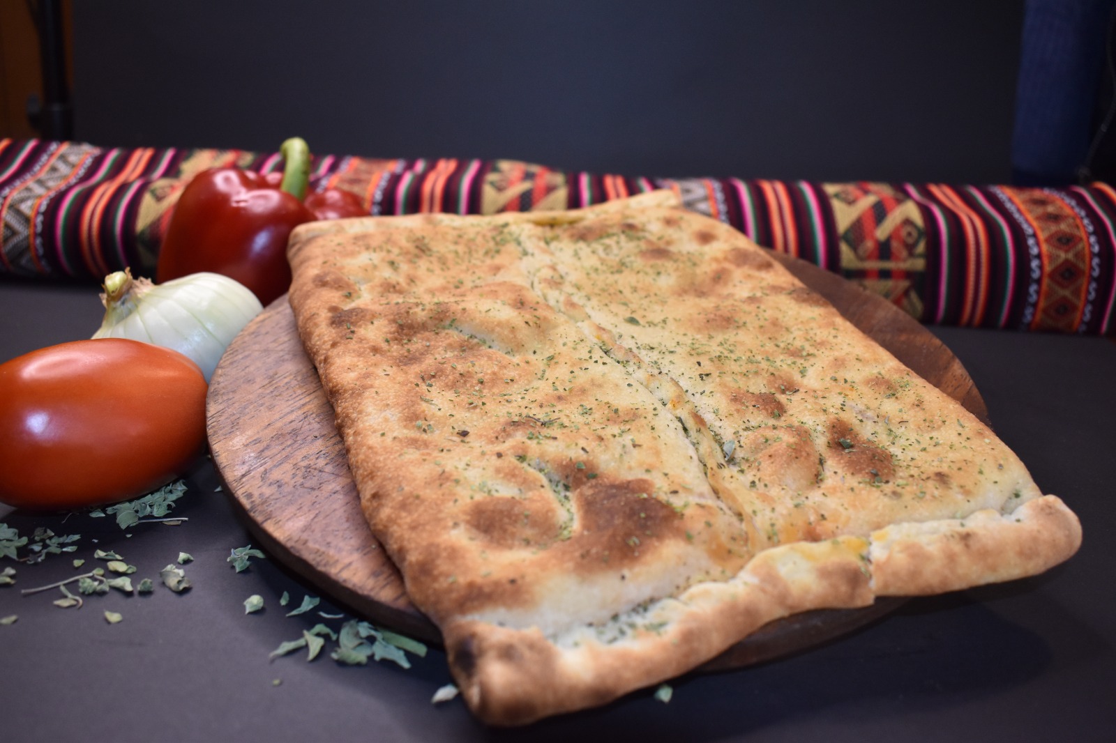 Calzone tika de Pizzería El Paladar del Inka en Cusco