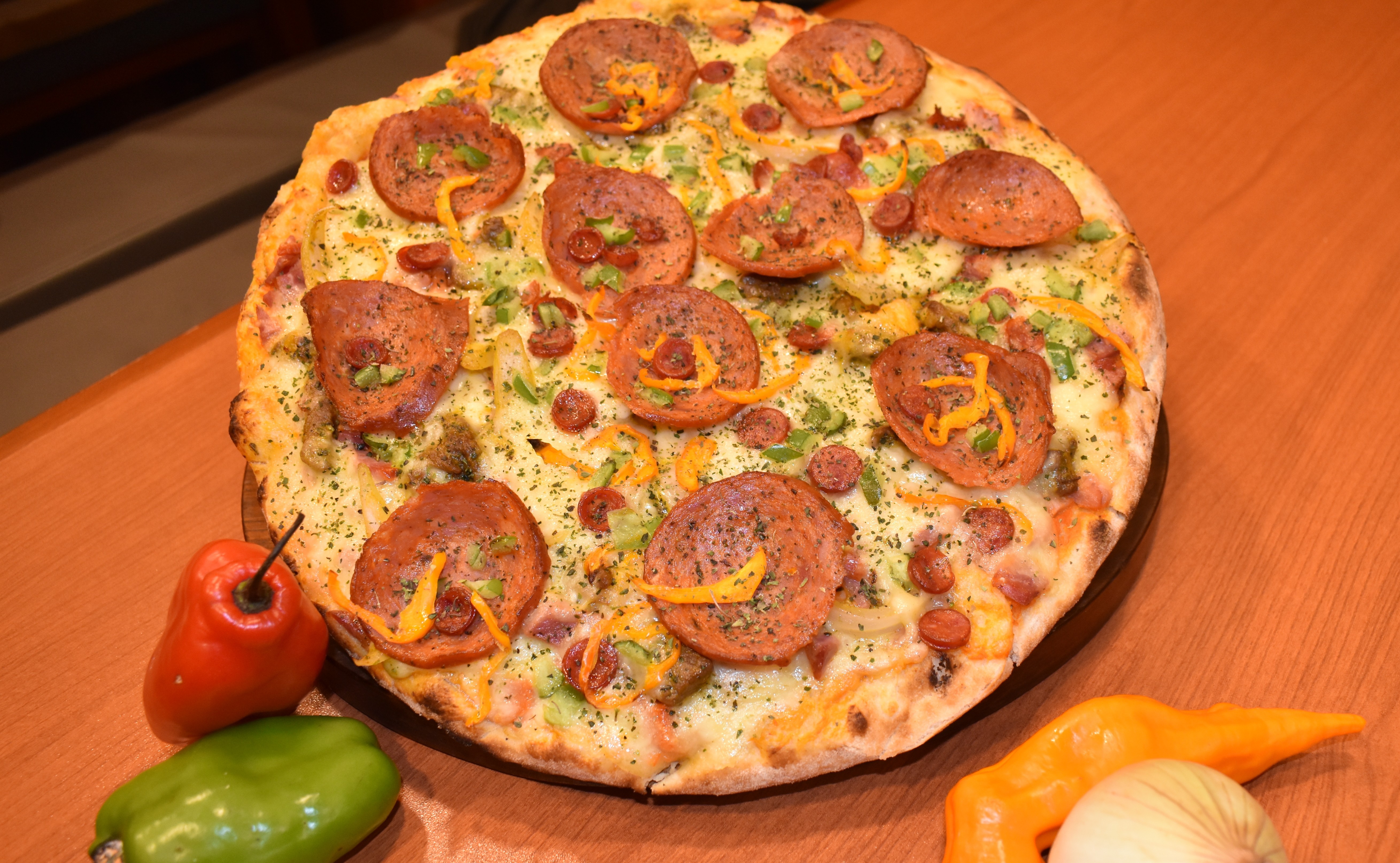 Pizza Uchu Supay picante de Pizzería El Paladar del Inka en Cusco